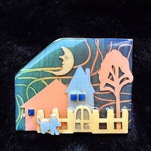 Charming House Pin by Lucinda